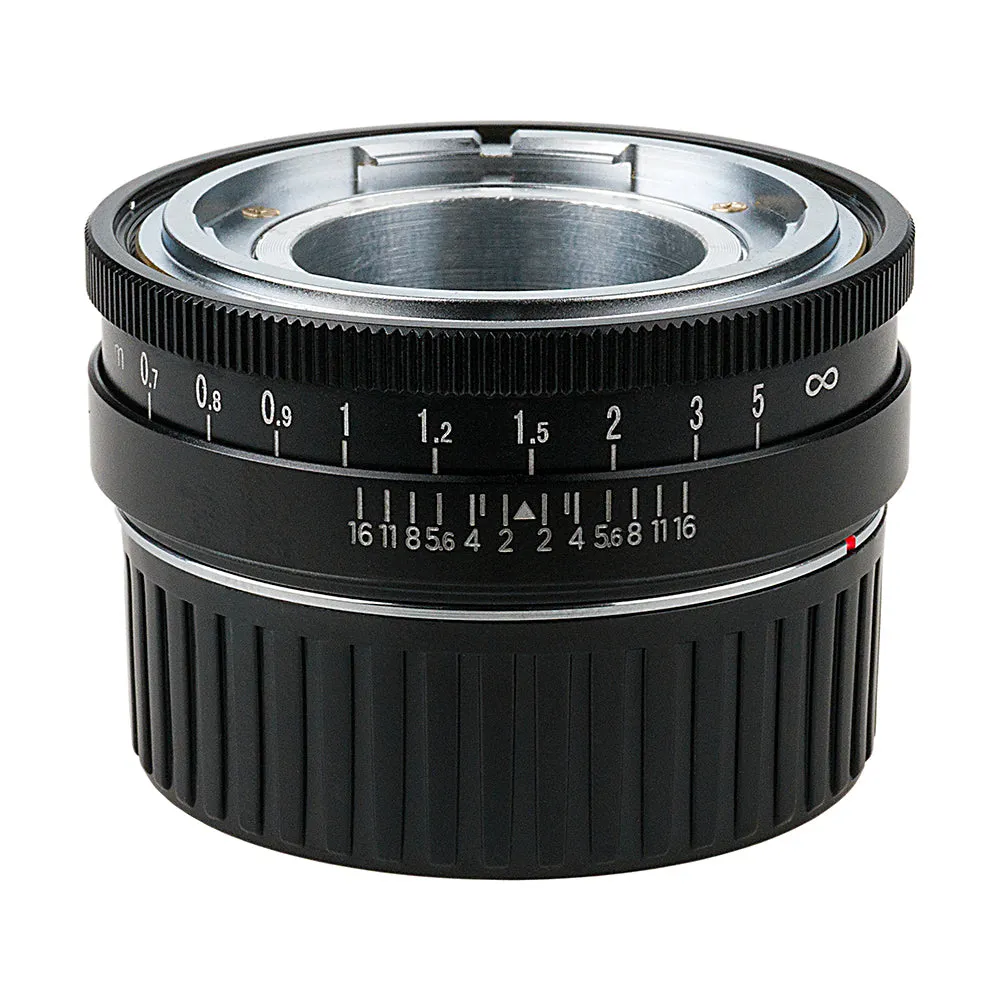Fotodiox Pro Lens Adapter with Leica 6-Bit M-Coding - Compatible with Voigtländer Nokton & Ultron 50mm Lenses to Leica M Mount Rangefinder Cameras