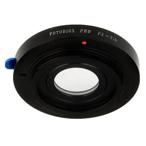 Fotodiox Pro Lens Mount Adapter - Fuji Fujica X-Mount SLR 35mm Film Lens to Nikon F Mount SLR Camera Body