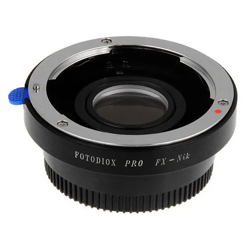 Fotodiox Pro Lens Mount Adapter - Fuji Fujica X-Mount SLR 35mm Film Lens to Nikon F Mount SLR Camera Body