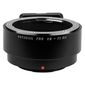 Fotodiox Pro Lens Mount Adapter - Olympus Zuiko (OM) 35mm SLR Lens to Fujifilm Fuji X-Series Mirrorless Camera Body