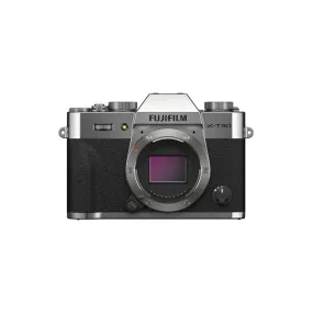 FUJIFILM X-T30 II Mirrorless Camera Body  with 26.1MP APS-C X-Trans BSI CMOS 4 Sensor, DCI & UHD 4K 30 Video F-Log Gamma, 30 fps Shooting, Wi-Fi Bluetooth, 425-Point Phase-Detection Autofocus,  Ultra-Sonic Vibration Sensor Cleaning