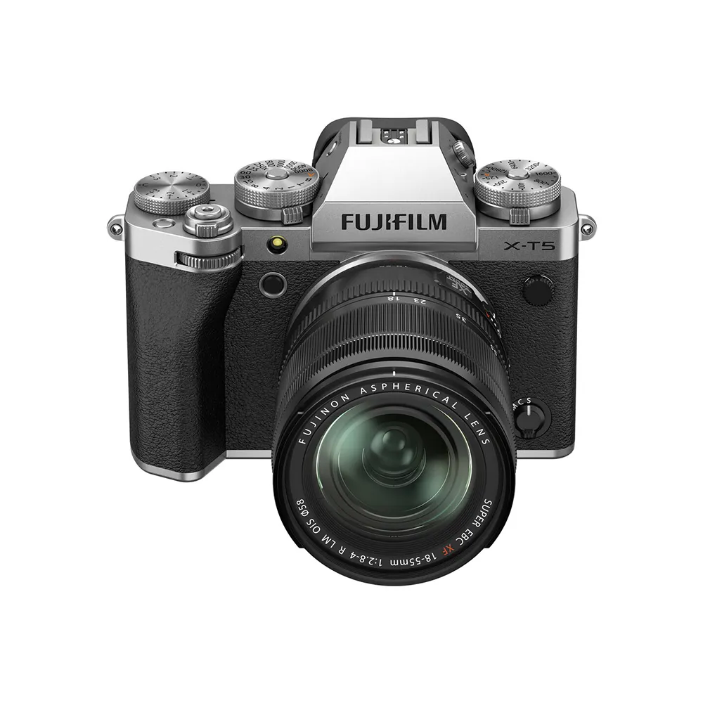 FUJIFILM X-T5 Body with XF 16-80mm f/4 OIS WR / 16-50mm f/2.8-4.8 R LM WR / 18-55mm f/2.8-4 R LM OIS Lens Mirrorless Camera Kit with 40MP APS-C X-Trans CMOS 5 HR BSI Sensor, X-Processor 5, and 7-Stop In-Body Image Stabilization