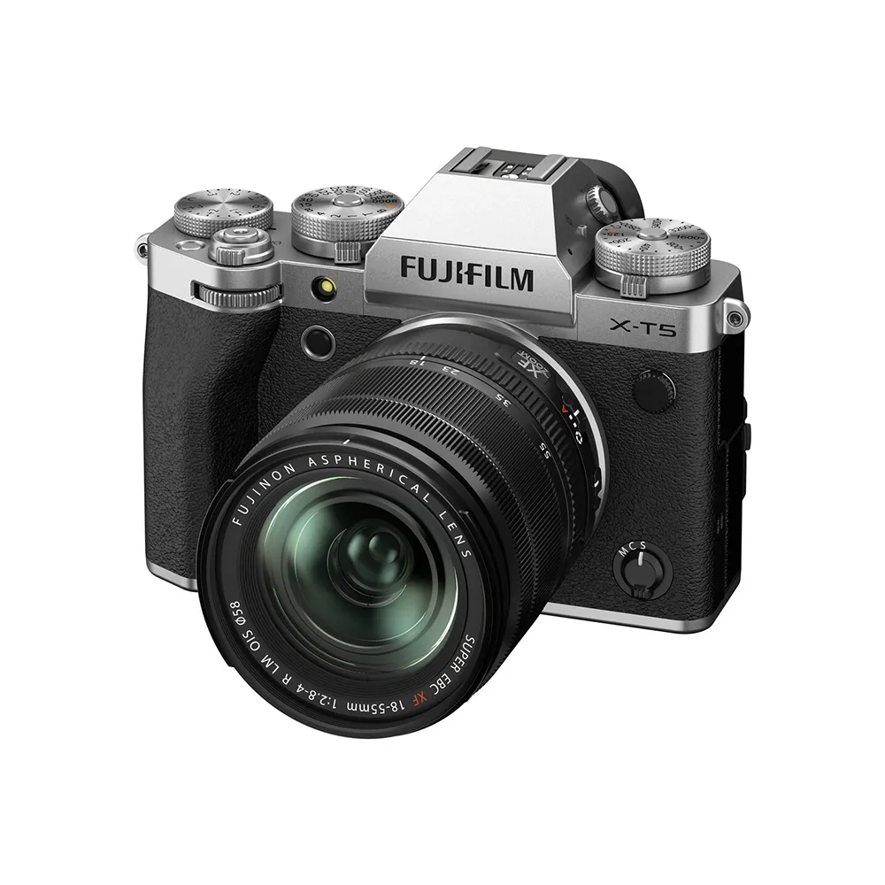 FUJIFILM X-T5 Body with XF 16-80mm f/4 OIS WR / 16-50mm f/2.8-4.8 R LM WR / 18-55mm f/2.8-4 R LM OIS Lens Mirrorless Camera Kit with 40MP APS-C X-Trans CMOS 5 HR BSI Sensor, X-Processor 5, and 7-Stop In-Body Image Stabilization