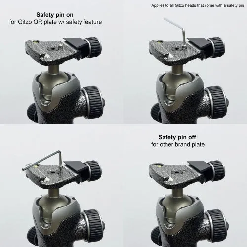 Gitzo GH1382QD Series 1 Center Ball Head with Arca-Type Screw Knob QR Receiver