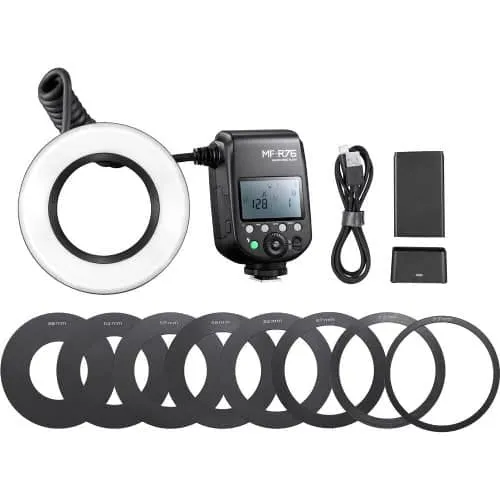 Godox MF-R76 Macro Ring Flash With LI-ION Battery