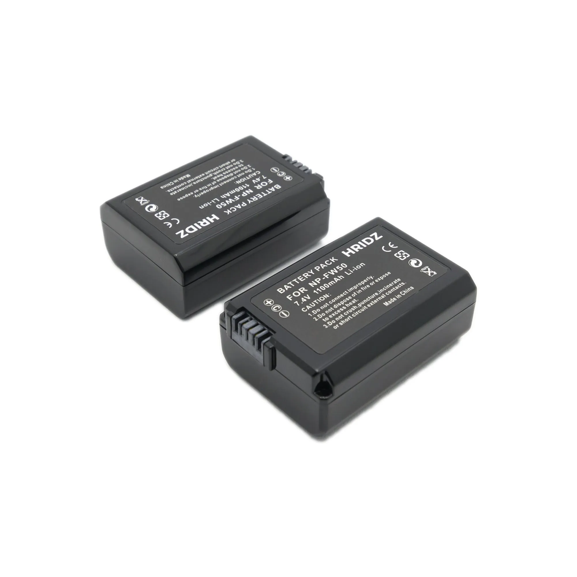 Hridz NP-FW50 Battery & Charger Pack for Sony NP-FW50 and SLT-A33,A35,A37,A55V, DSC-RX10