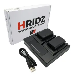 Hridz NP-FW50 Battery & Charger Pack for Sony NP-FW50 and SLT-A33,A35,A37,A55V, DSC-RX10