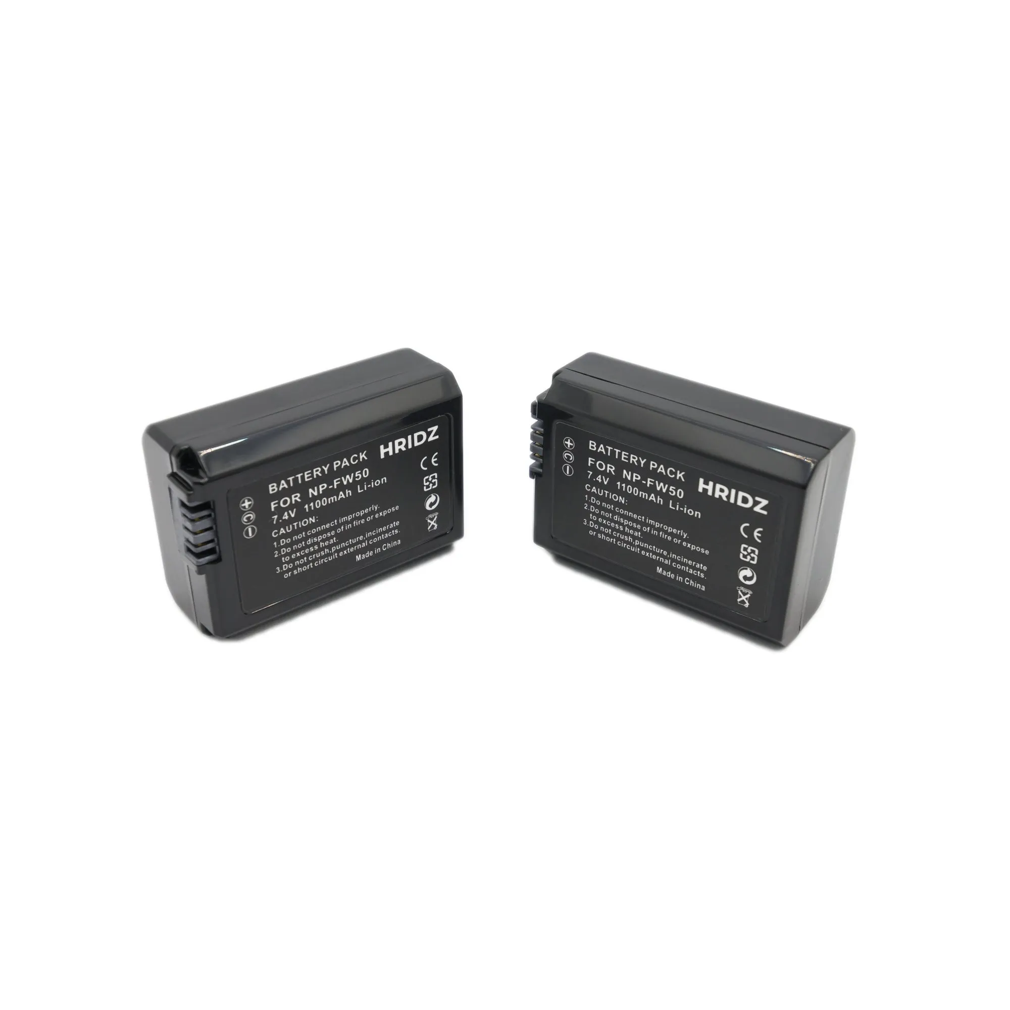 Hridz NP-FW50 Battery & Charger Pack for Sony NP-FW50 and SLT-A33,A35,A37,A55V, DSC-RX10