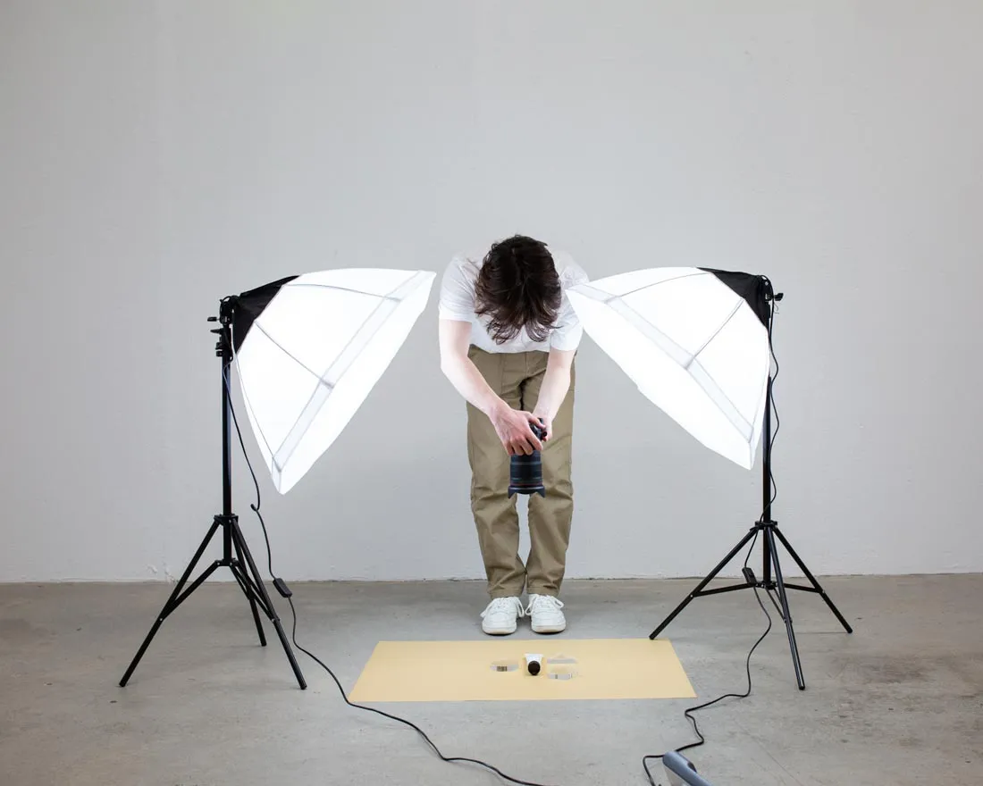 'Illuminate Mate Octabox' 70cm Double Softbox Lighting Kit