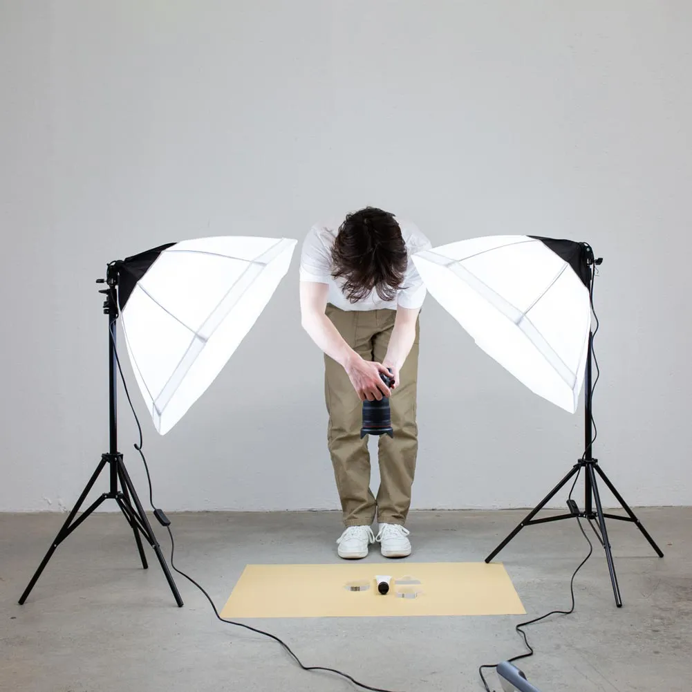 'Illuminate Mate Octabox' 70cm Double Softbox Lighting Kit