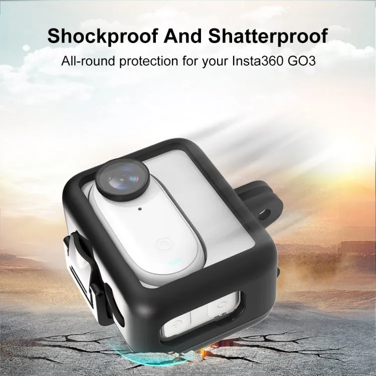Insta360 GO 3 Protective Frame Cage with 1/4" Threaded Adapter  | Black