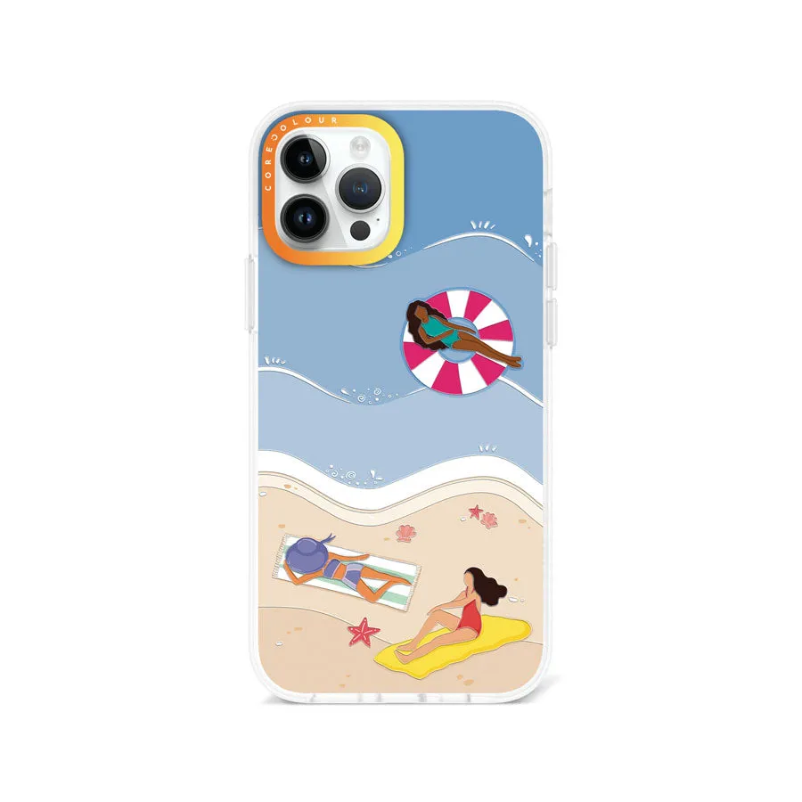 iPhone 12 Pro Azure Splash Phone Case Magsafe Compatible
