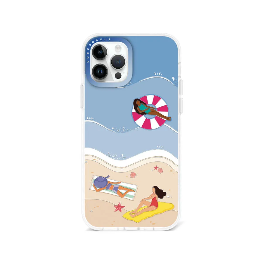 iPhone 12 Pro Azure Splash Phone Case Magsafe Compatible