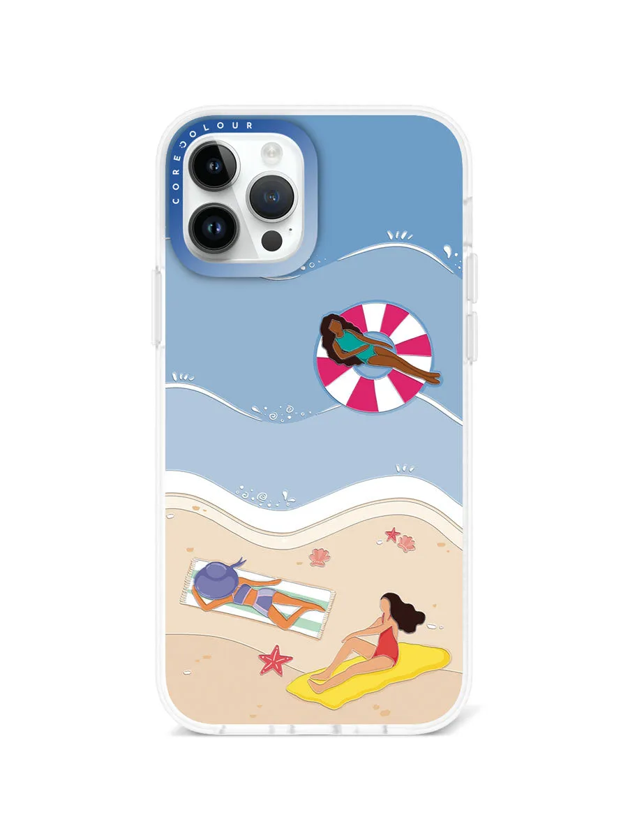 iPhone 12 Pro Azure Splash Phone Case Magsafe Compatible