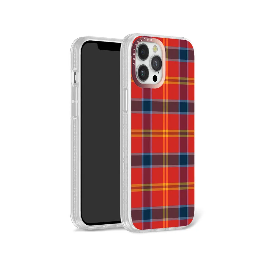 iPhone 12 Pro Max Classic Plaid Phone Case Magsafe Compatible