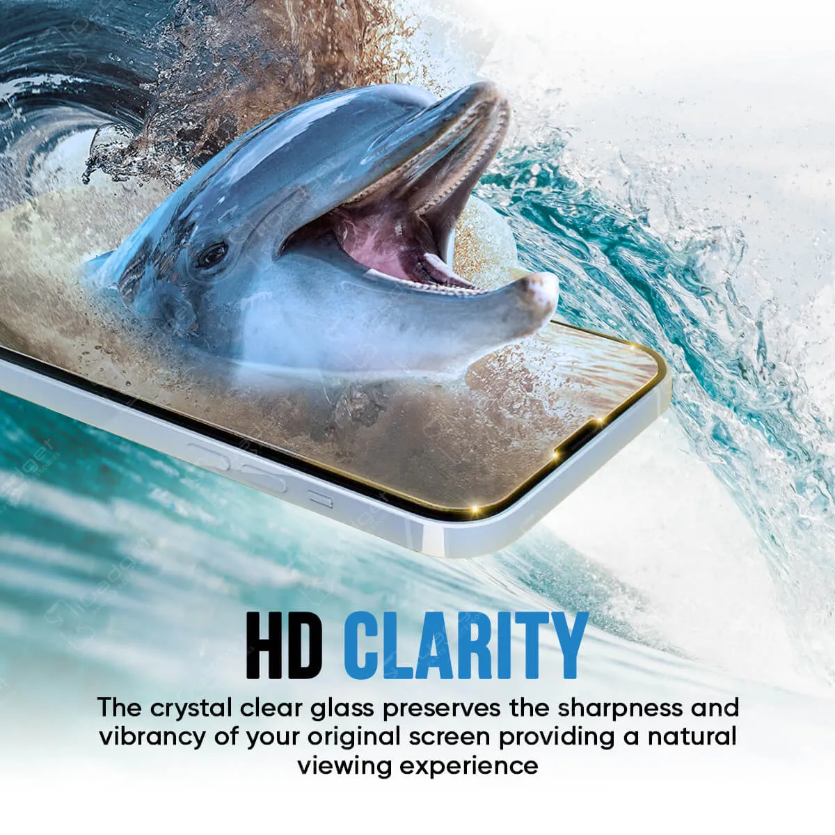 iPhone XS Max Case Friendly Ultra Clear Glass Screen Protector