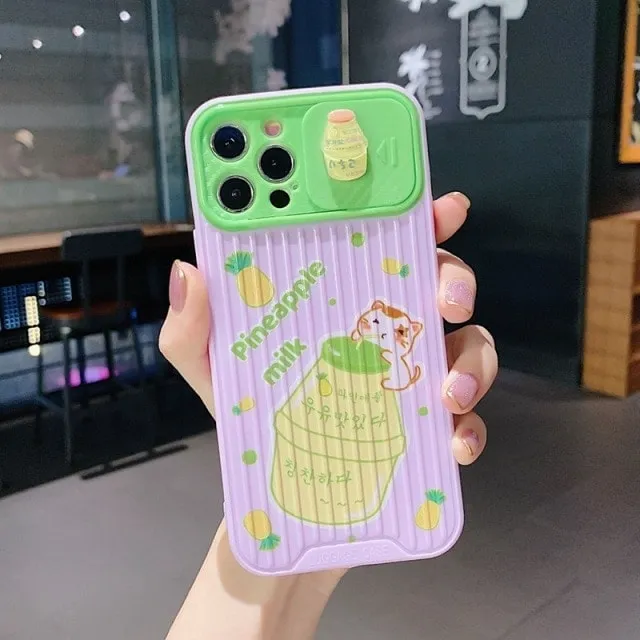 Kawaii 3D Cartoon Bear iPhone Case