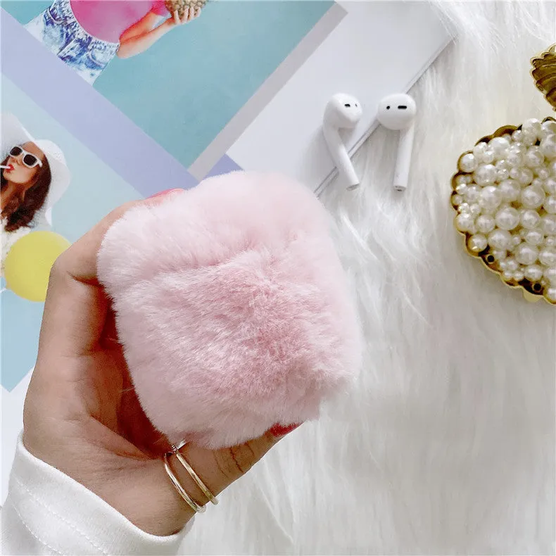 Kawaii Fuzzy AirPod Cases