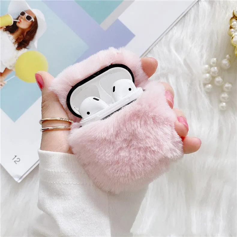 Kawaii Fuzzy AirPod Cases
