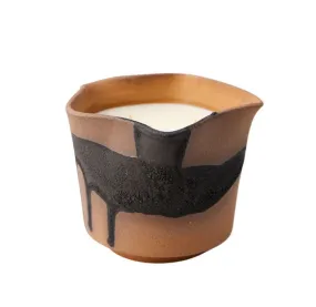 Lahar Candle Curved Red Santal
