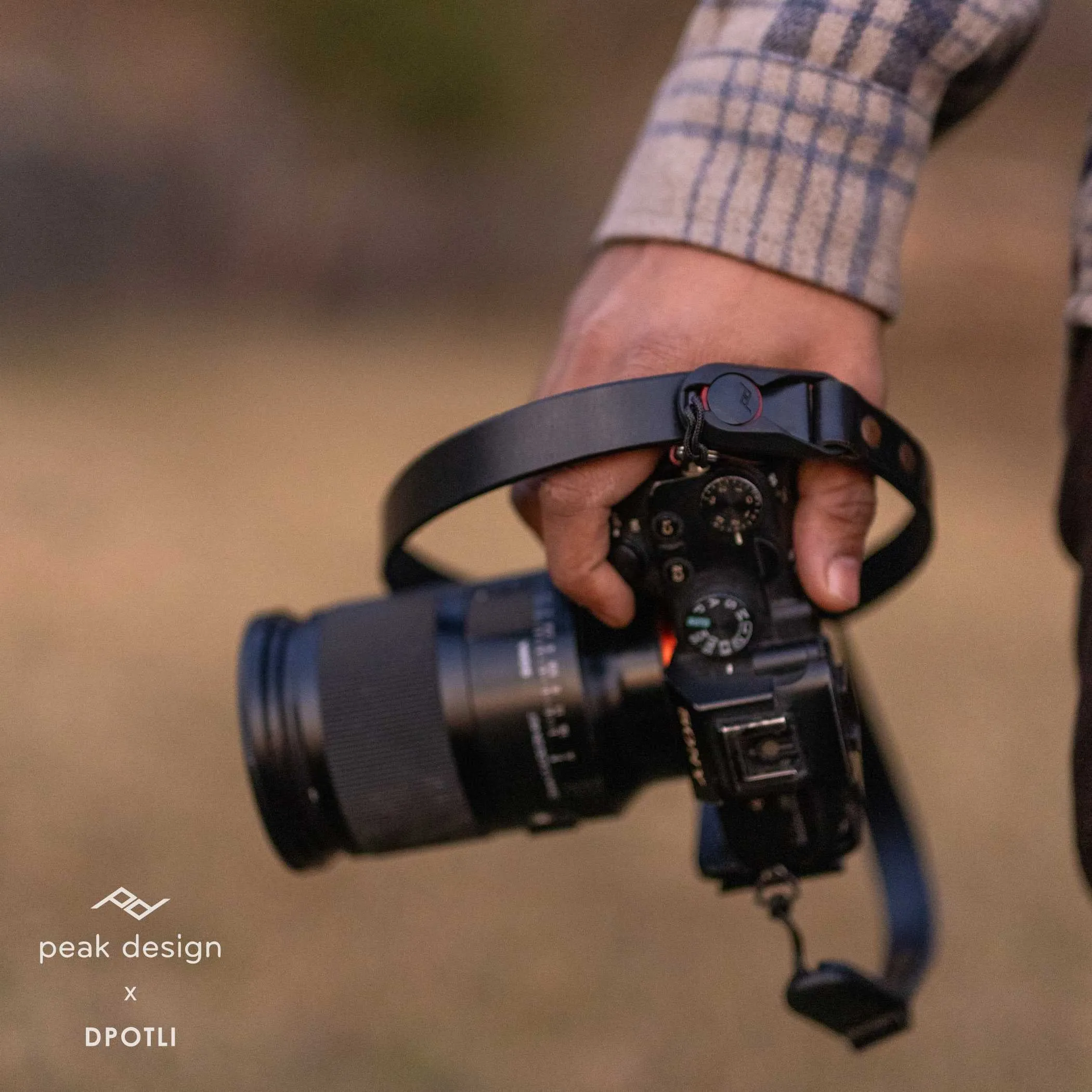 Leather Camera Strap - Made with Peak Design Anchor Links
