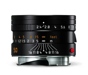 Leica Summarit-M 50mm f/2.4 Lens (Black)