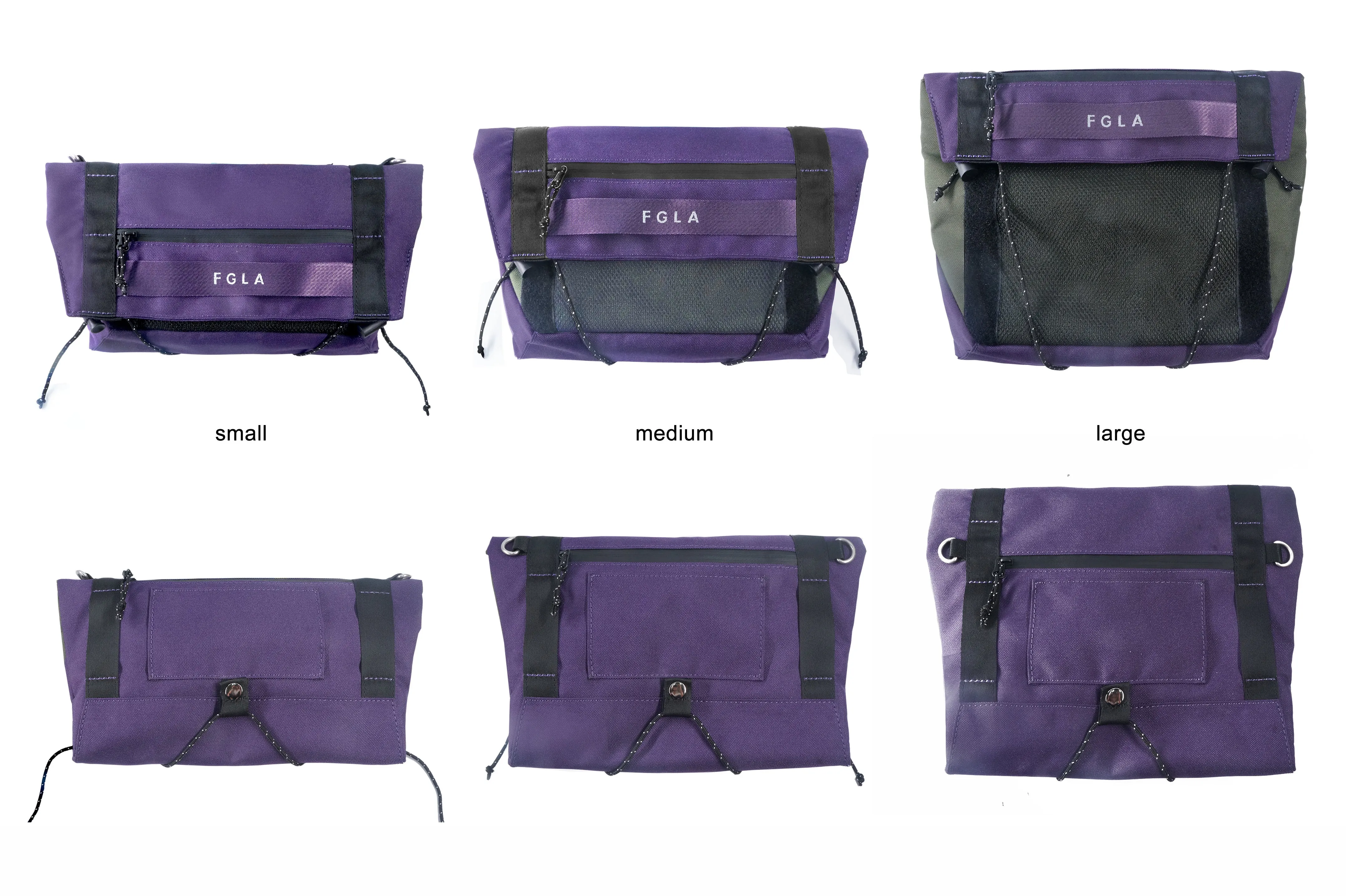 <A 000a001v2> Fungolia multi-purpose pouch (Purple/Olive Green)