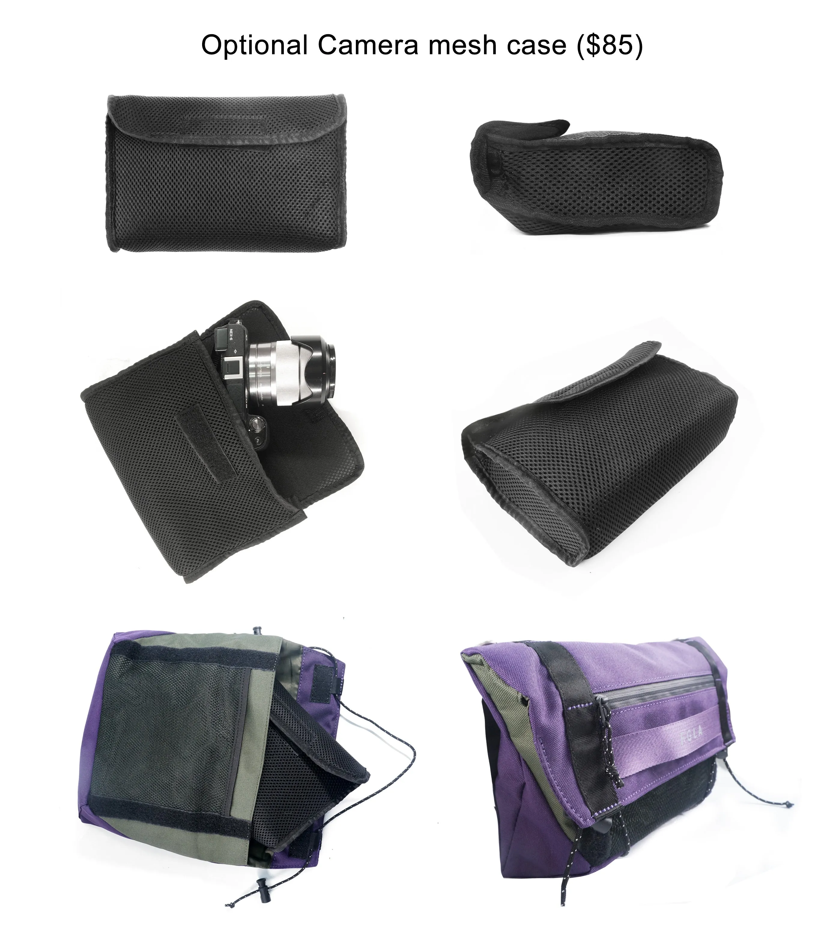 <A 000a001v2> Fungolia multi-purpose pouch (Purple/Olive Green)
