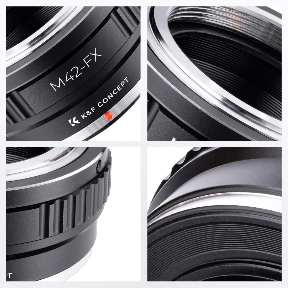 M42 42mm Screw to Fuji Fujifilm FX XPro1 X-Pro1 Lens Mount Adapter Ring K&F Concept Lens Adapter