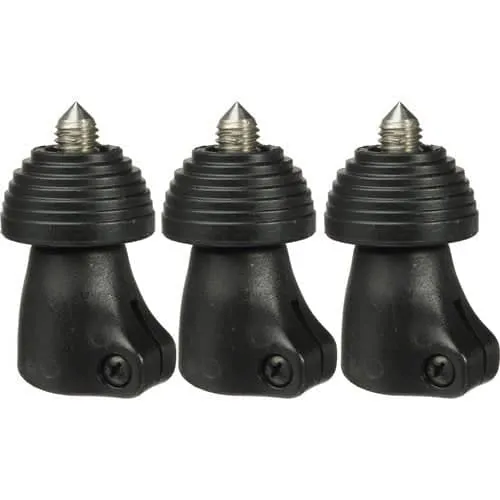 Manfrotto 441SPK2 Spike Feet 3 Pack D20.4TR Reversible Rubber/Metal Spike