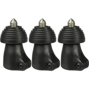 Manfrotto 441SPK2 Spike Feet 3 Pack D20.4TR Reversible Rubber/Metal Spike