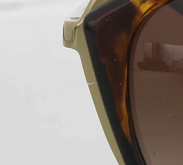 Michael Kors MK1029 116813 Shiny Havanna Gold Round Sunglasses