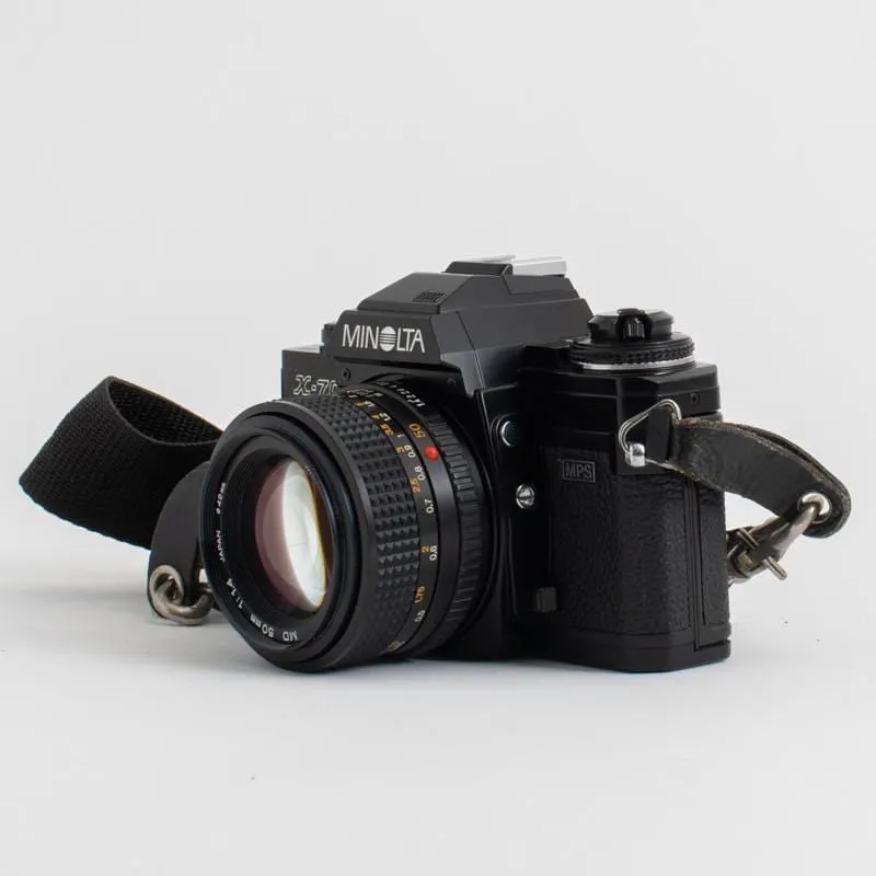 Minolta X-700 MPS with  a 50mm f/1.4 and 28-200mm f/3.5-5.3 Lenses