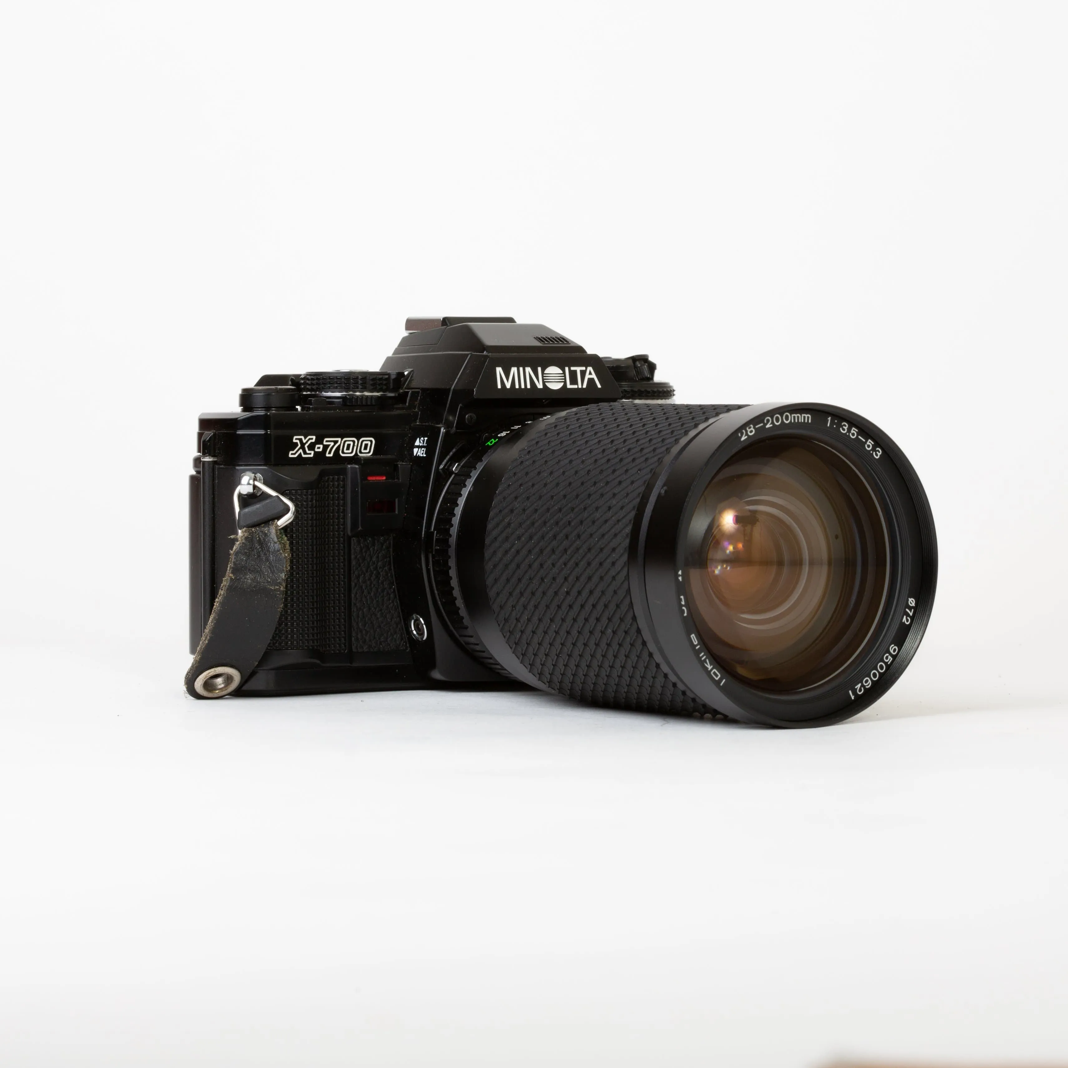 Minolta X-700 MPS with  a 50mm f/1.4 and 28-200mm f/3.5-5.3 Lenses