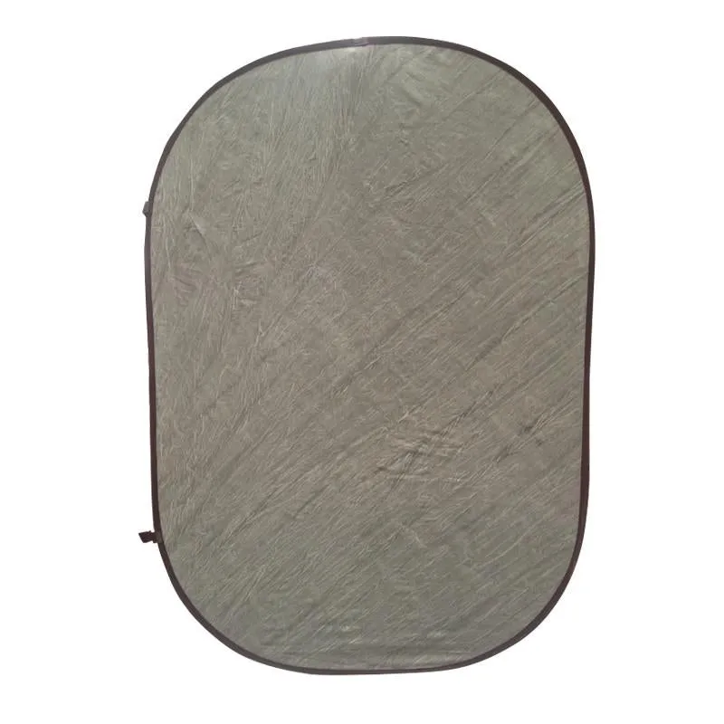 Mottle Grey / Stone Grey Double Sided Pop Up Backdrop (1.5 x 2.1M) with Stand