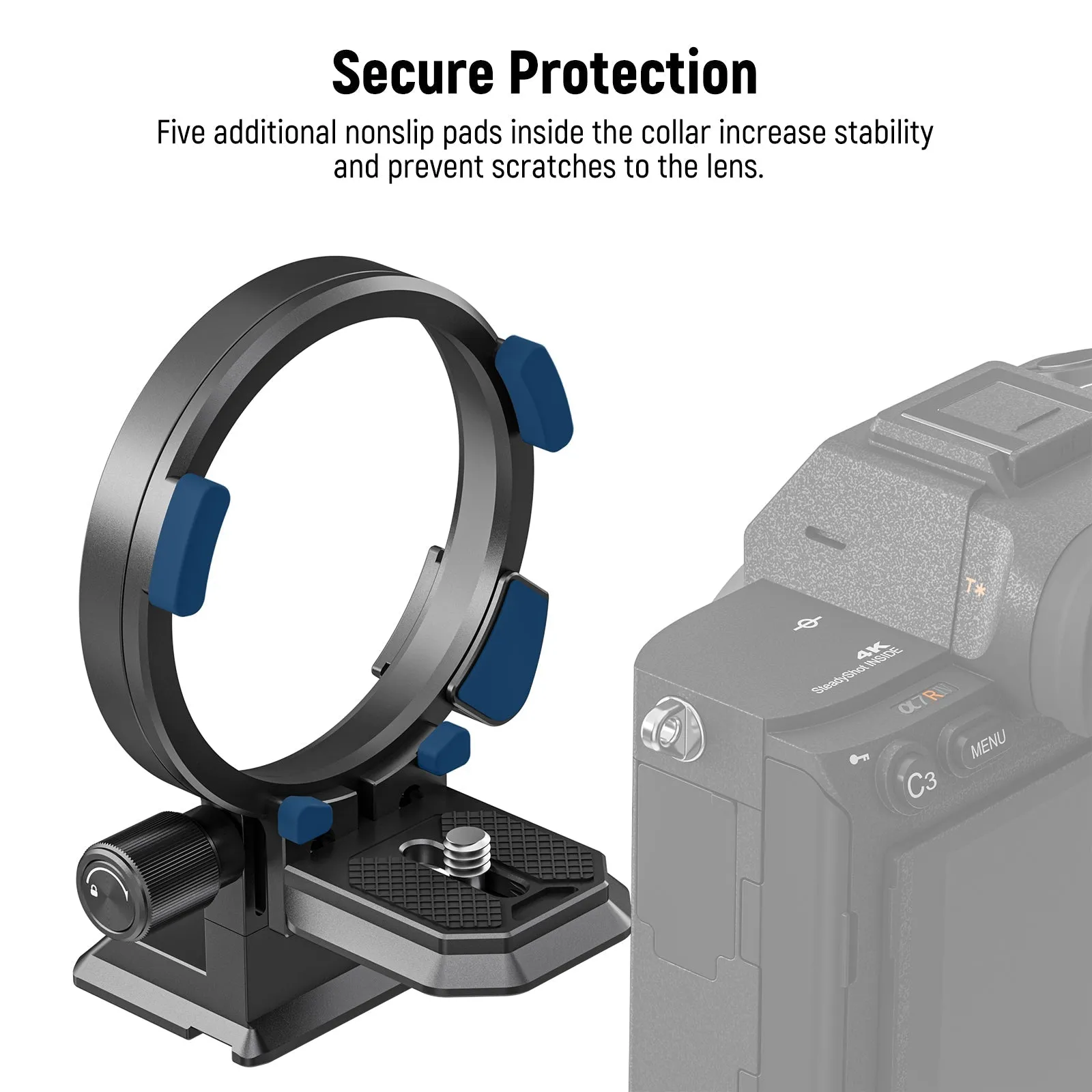 NEEWER CA021 Rotatable Collar Mount Plate