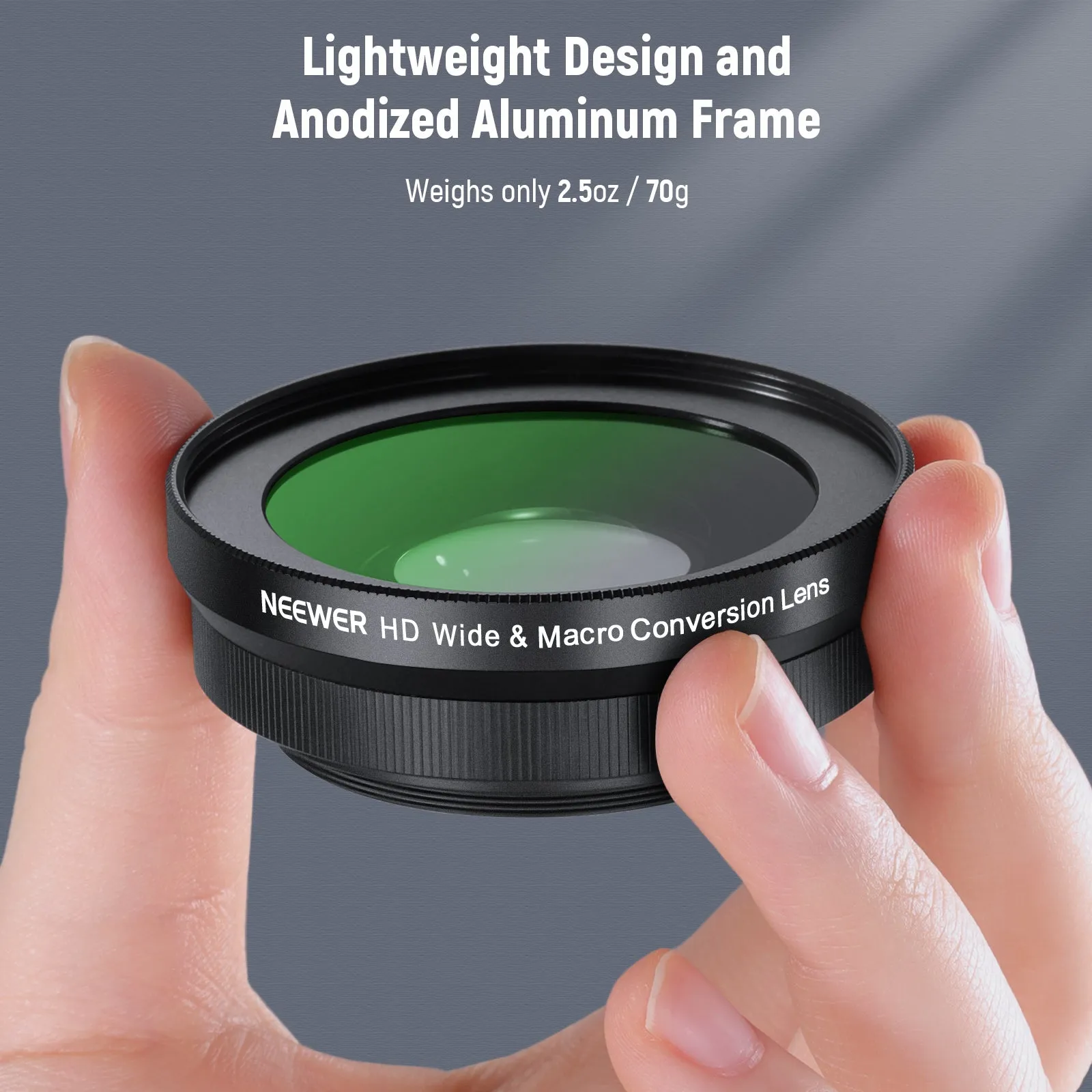 NEEWER LS-30 40.5mm HD Wide Angle Lens For Sony ZV-1F / ZV-E10