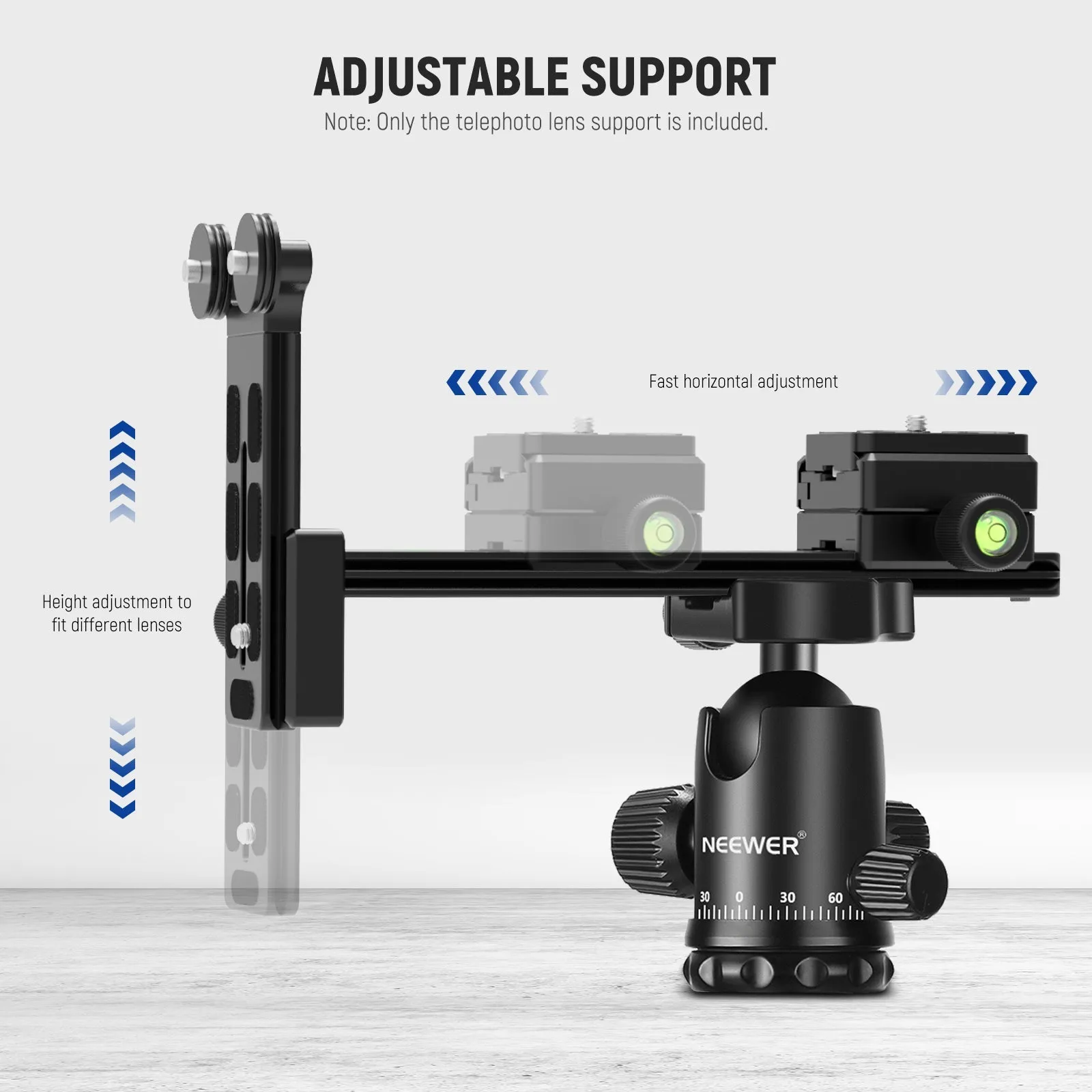 NEEWER ST-NA-12 Telephoto Lens Support Bracket