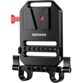 NEEWER V-Mount 1/4" & 3/8" Threads Battery Plate for ST-43