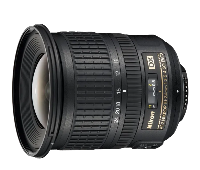 Nikon AF-S DX NIKKOR 10-24mm f/3.5-4.5G ED Lens Accessory Bundle, 58mm Wide-angle &amp; Telephoto Lens,   Filters   Lens Pouch Bundle