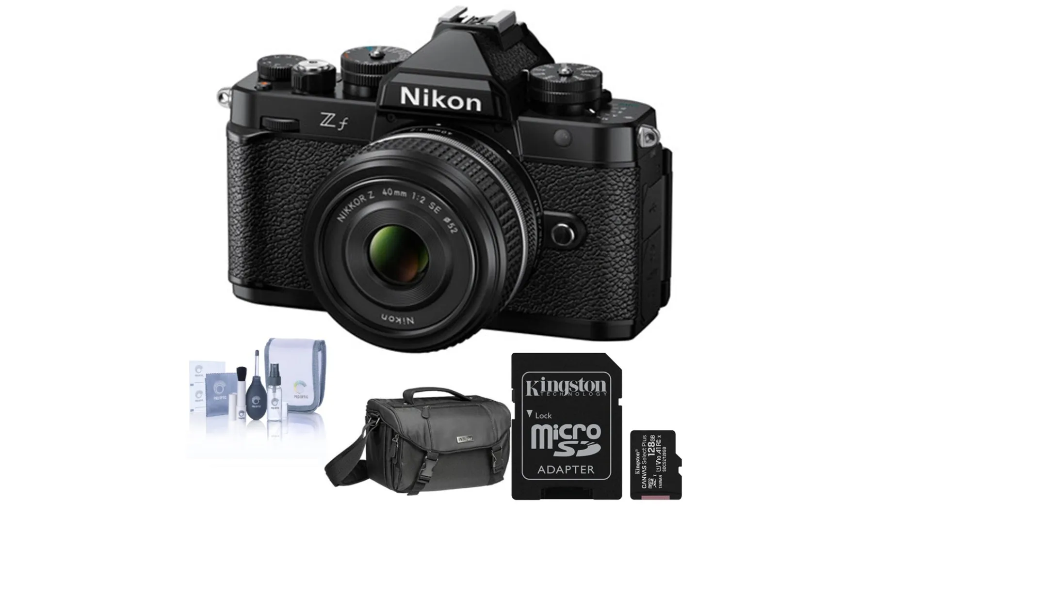 Nikon Zf MIRRORLESS CAMERA/40MM LENS With cleaning Kit Bundle