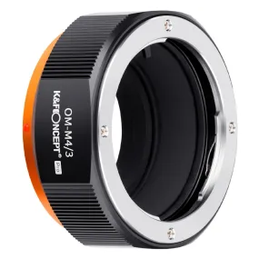 Olympus OM Mount Lens to M4/3 MFT Olympus Pen Cameras OM-M4/3 K&F Concept M16125 Lens Adapter