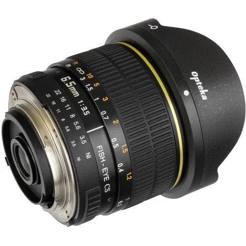 Opteka 6.5mm f/3.5 Circular Fisheye Lens for Nikon F