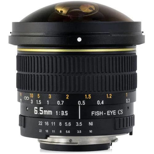 Opteka 6.5mm f/3.5 Circular Fisheye Lens for Nikon F