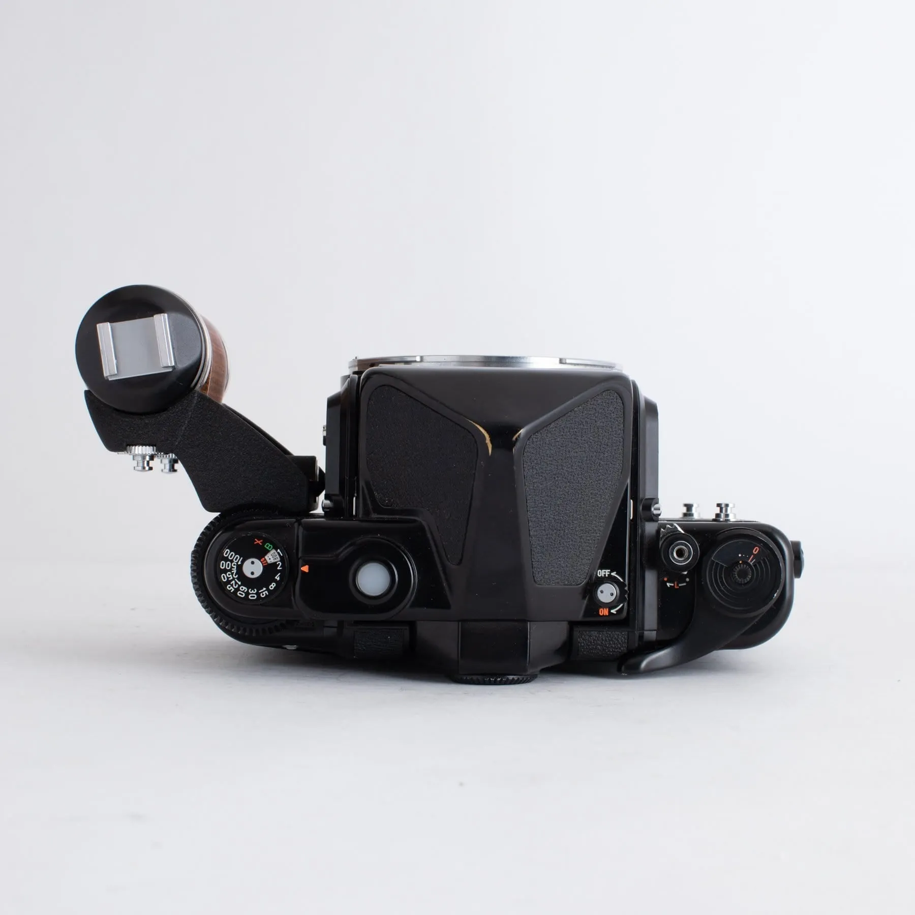 Pentax 67 with Wooden Handle