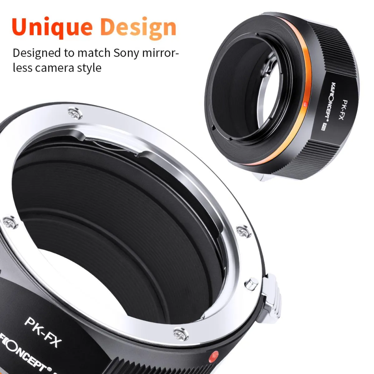 Pentax PK Mount Lens to Fujifilm Fuji X-Series X FX Mount Cameras PK-FX K&F Concept M17115 Lens Adapter