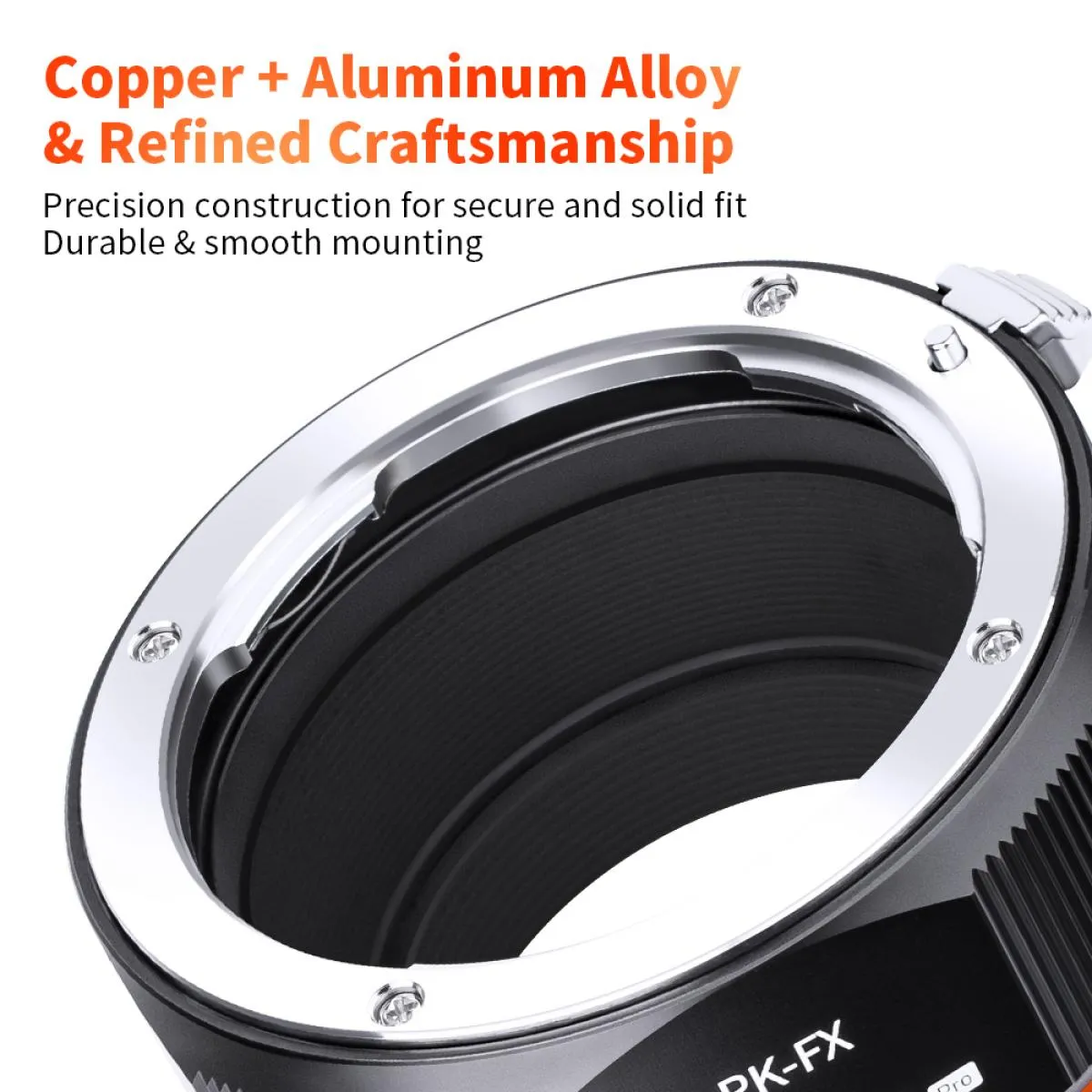 Pentax PK Mount Lens to Fujifilm Fuji X-Series X FX Mount Cameras PK-FX K&F Concept M17115 Lens Adapter