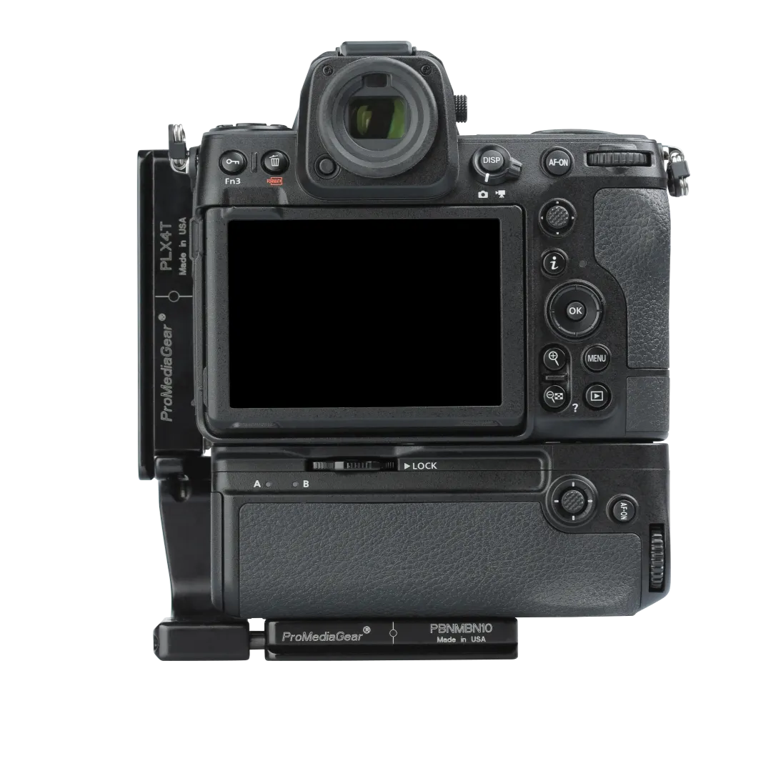 PLN12X Arca-swiss L-Bracket for Nikon Z8 with MB-N12 Battery Grip