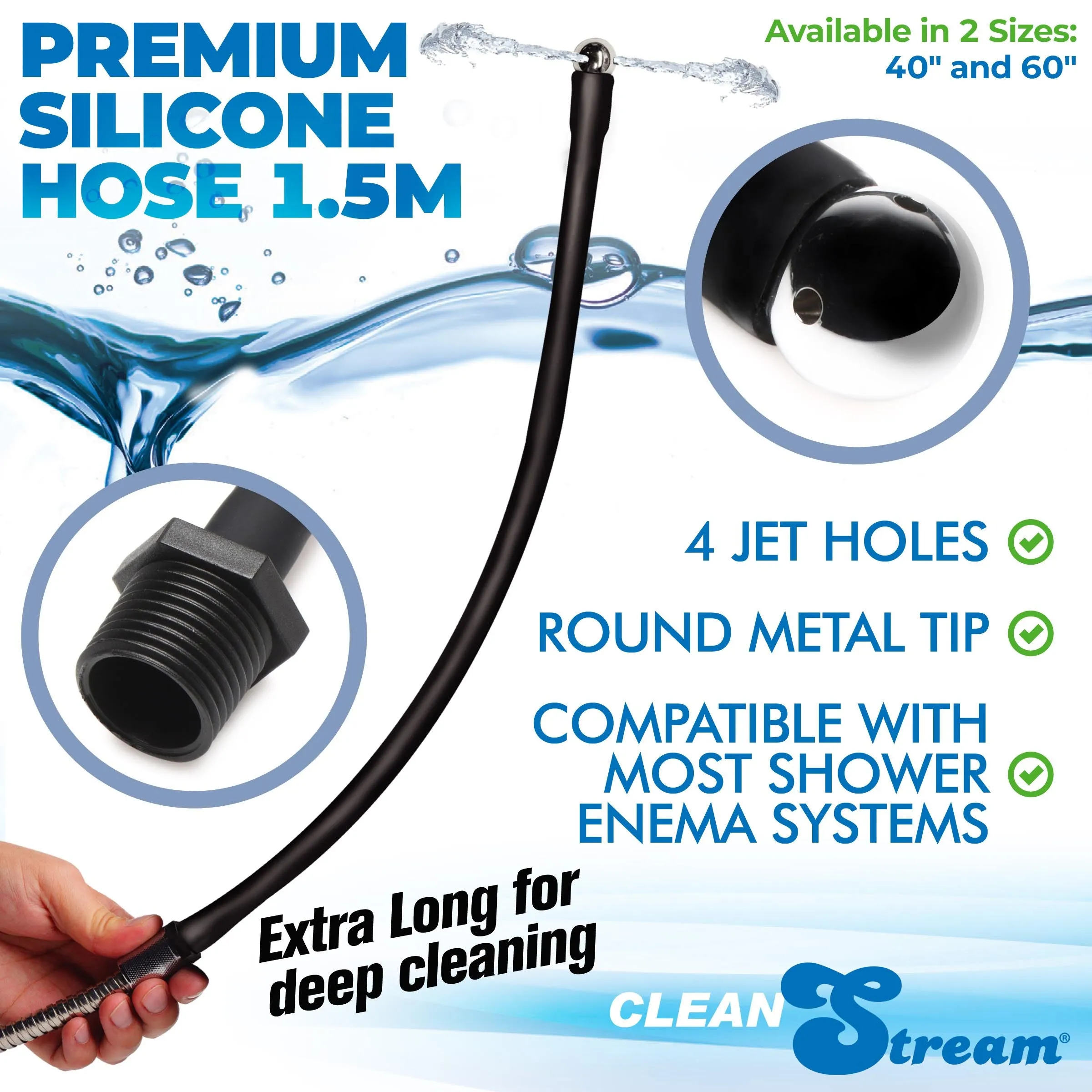 Premium Silicone Enema Hose