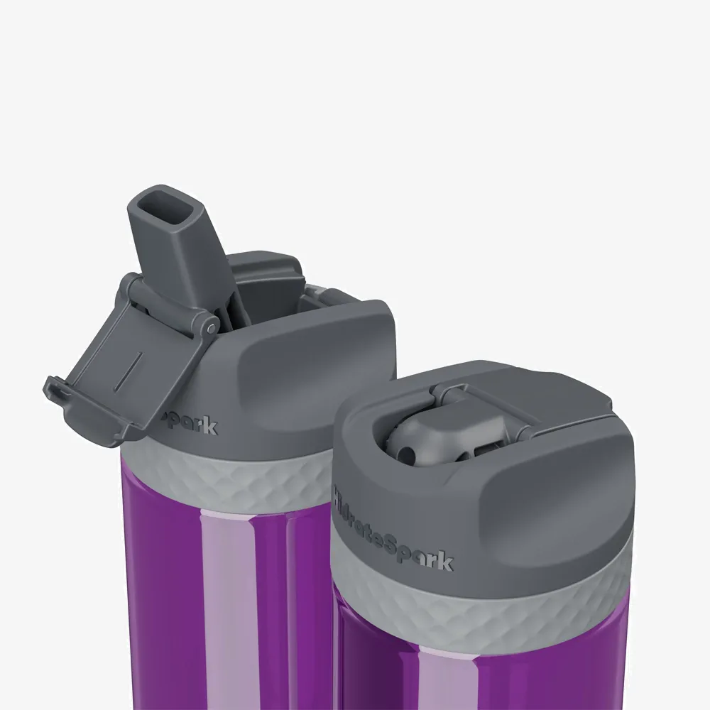 PRO Tritan Plastic Smart Water Bottle - Straw Lid 240z